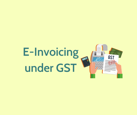 GST e-invoicing